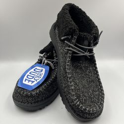 NEW Hey Dude Wendy Shoes Women’s Sz 10 Ankle Boot Slip On Shearling Cuff NWT