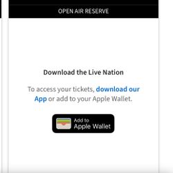 2x Lil Wayne Tickets For Aug 6, 2025