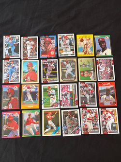 St. Louis Cardinals Baseball Card Lot – 24 Different Cards