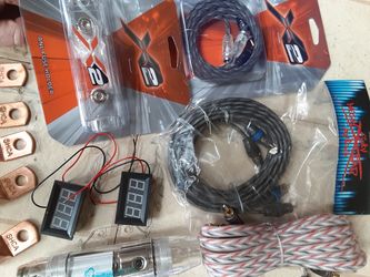 Car Audio Power Wire, and Accessories. Lugs, Amp Adapters...