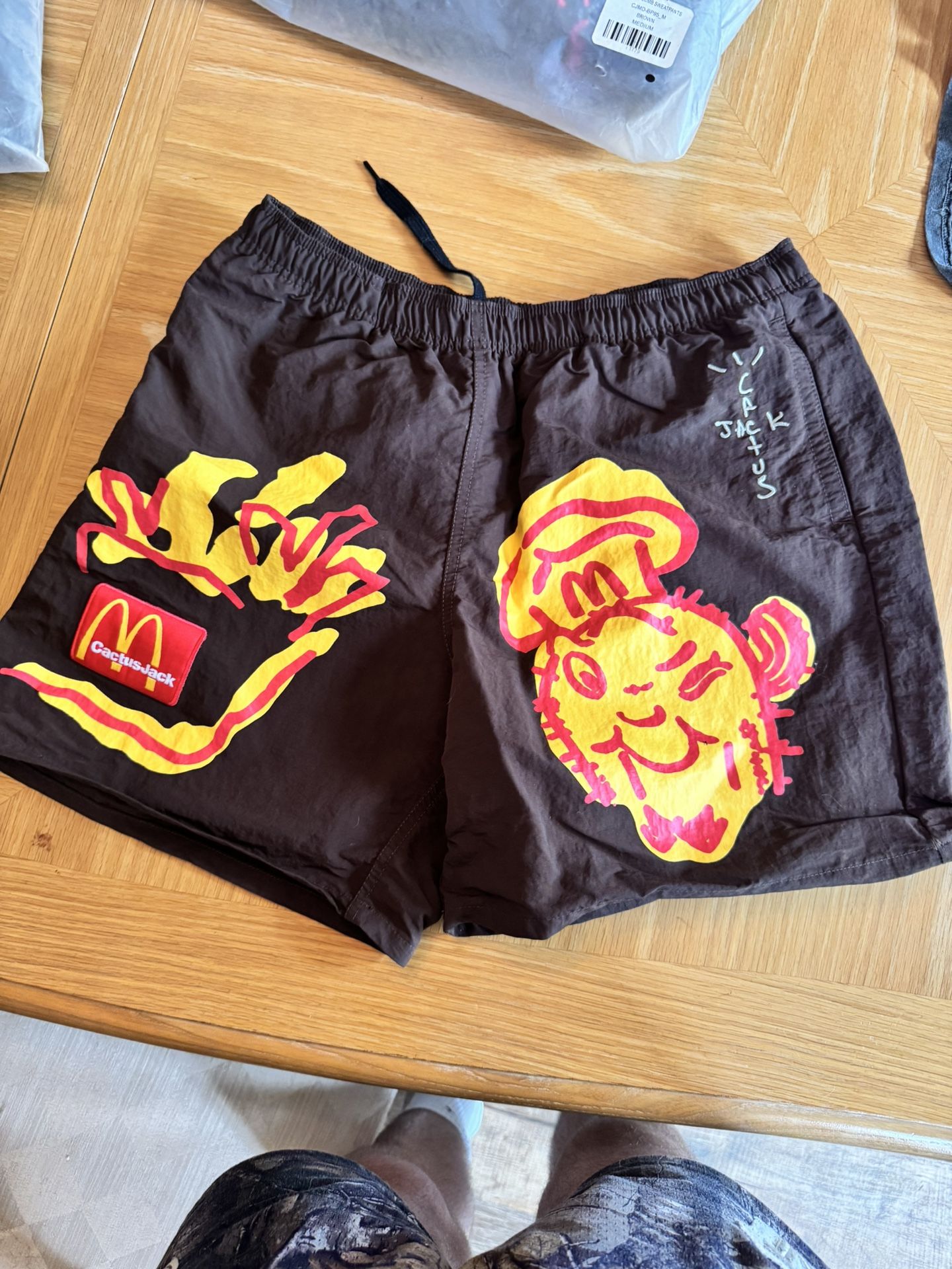 Travis scott X Mcdonald’s shorts