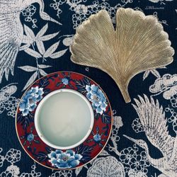 Vintage Japanese Hand Painted Ashtray 