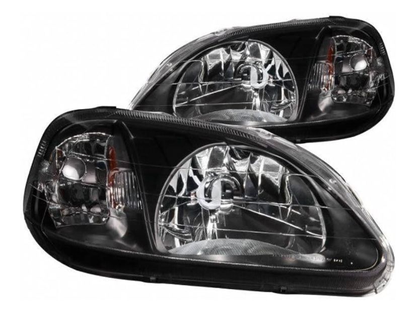 ANZO Crystal Headlights For 1(contact info removed) Honda Civic (121070)