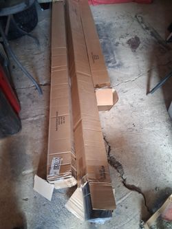2 NEW IN BOX 84X100FT CHARCOAL SCREEN 1- 60X 100FT CHARCOAL MESH SCREEN.