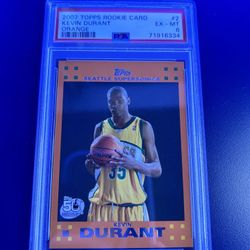 Kevin Durant Rookie Card Orange #2