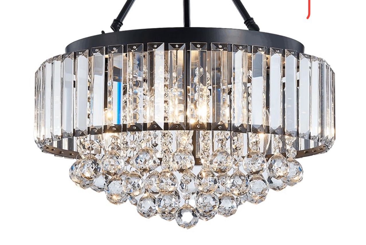 Coregreen 3 Light Crystal Chandelier