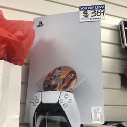PlayStation 5 With Controller And Game