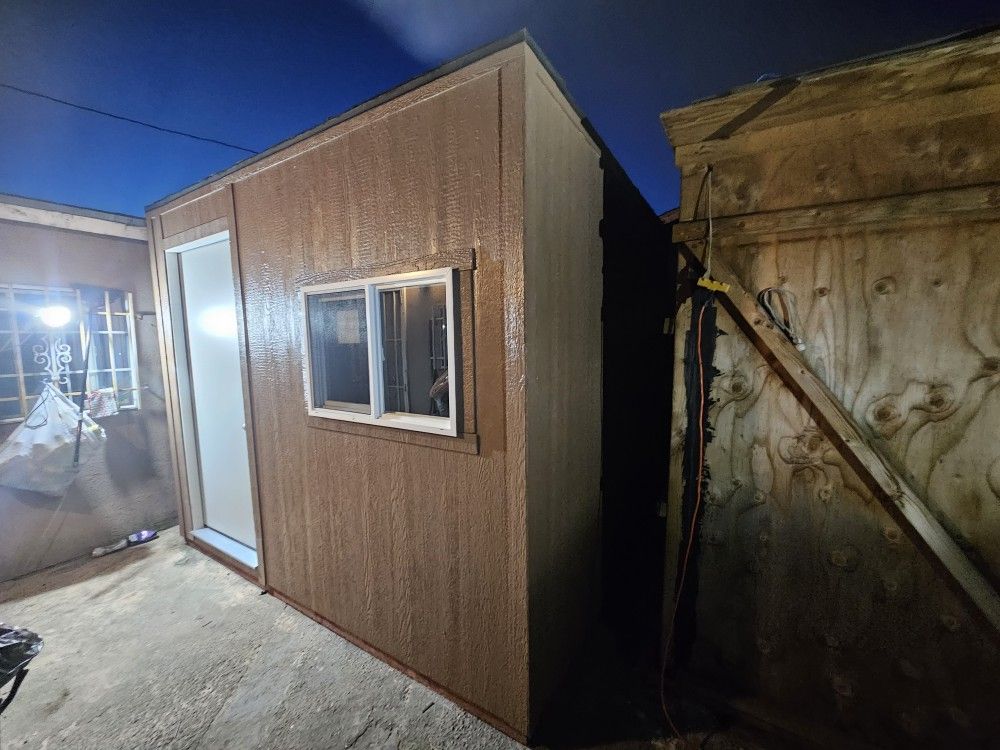 10x8 Storage Shed Custom Room Backroom Storage Space