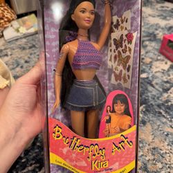 Vintage RARE Barbie Doll Mattel Butterfly Art Tattoo Kira  1998 NEW In Box NRFB