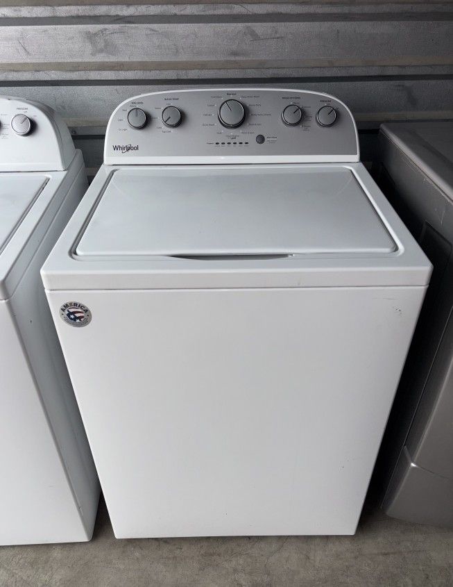 White Whirlpool Washer