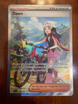 Pokemon Dawn 129/094 Phantasmal Flames SIR Special Illustration Rare Holo NM 💎