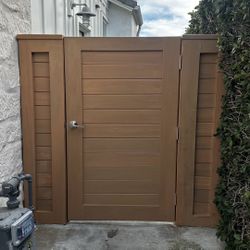 Wood Gate .puertas de Maderera  N Shed 