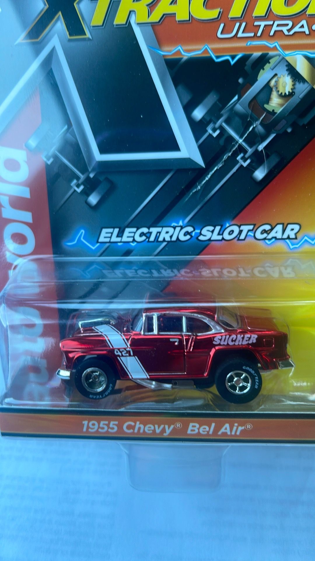 AUTO WORLD ULTRA CHROME CHASE 55 Chevy Bel Air..