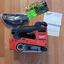 New Milwaukee M18 Fuel Cordless Brushless Belt Sander Tool-only $170 Firm Pickup Only 