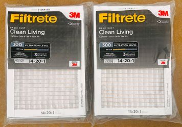 New Filtrete AC 14x20x1 lot of 6 filters