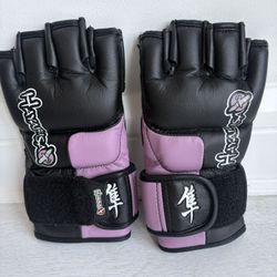 Hayabusa Women’s MMA Gloves ( Black/ Pink ) Brand New