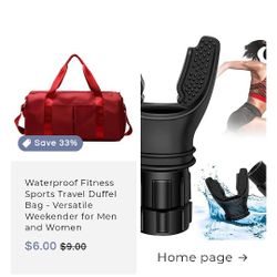 Waterproof Fitness Sports Travel Bag Versatile Weekender For Men And Women