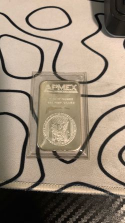 APMEX 1 TROY OUNCE 999 fine silver