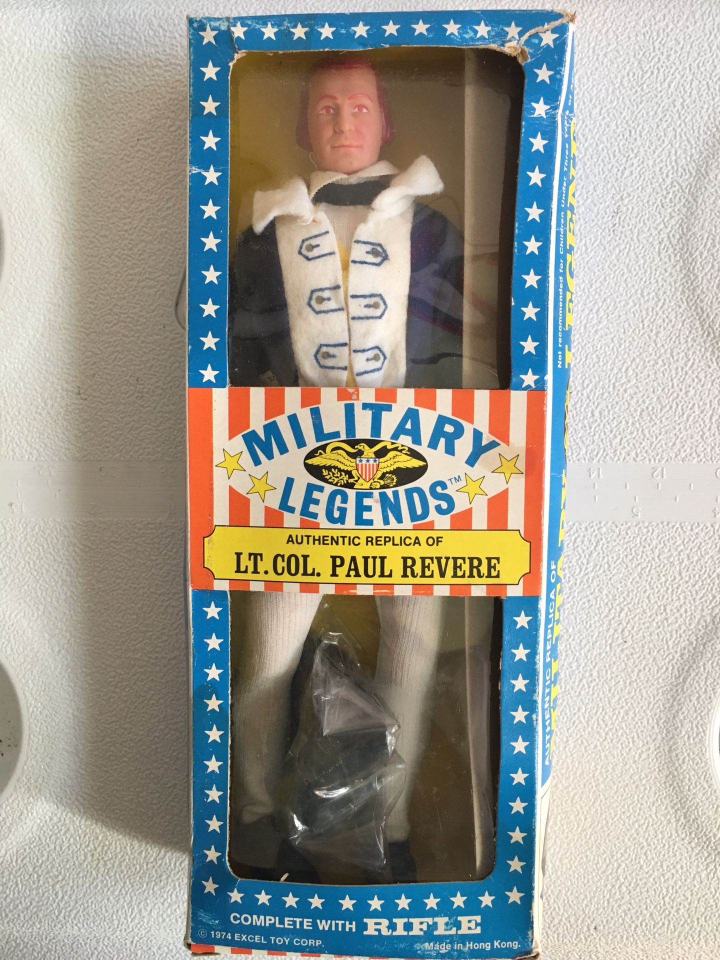 Vintage Excel Toy Co. Military Legends Lt. Col. Paul Revere Complete NIB