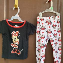Minnie Mouse Pajamas 4T