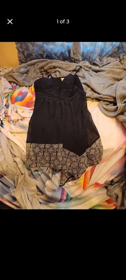 American Eagle Outfitters Corset Handkerchief Hem Dress