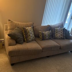 Couch and loveseat