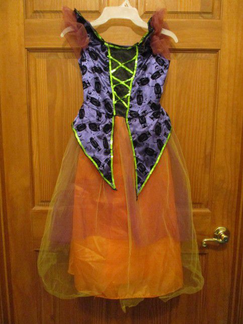 Girls "Twinkle Witch" Halloween Costume Size M(8-10)