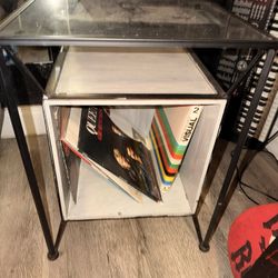 Records Player Stand/ Side Table 