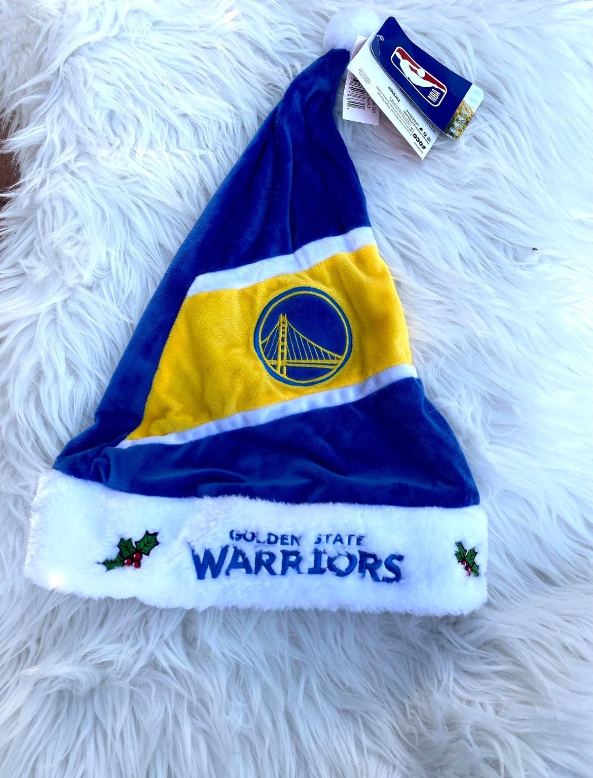 Golden State Warriors Santa Hat