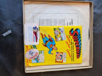 Superman Comic and Vinyl 1966
