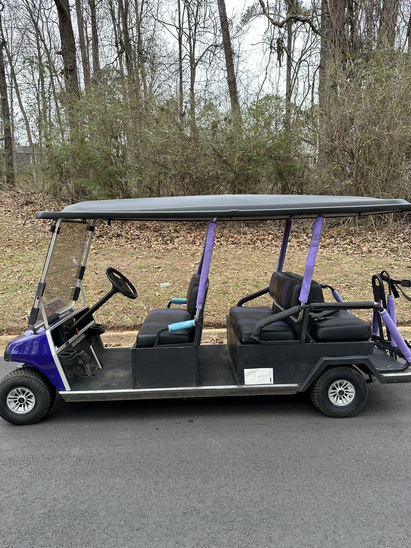 2001 6 Passenger Club. Cart Ds 48v One Year Top Of Line Trojans Batteries Under Warranty Custom Seats Double Take Roof