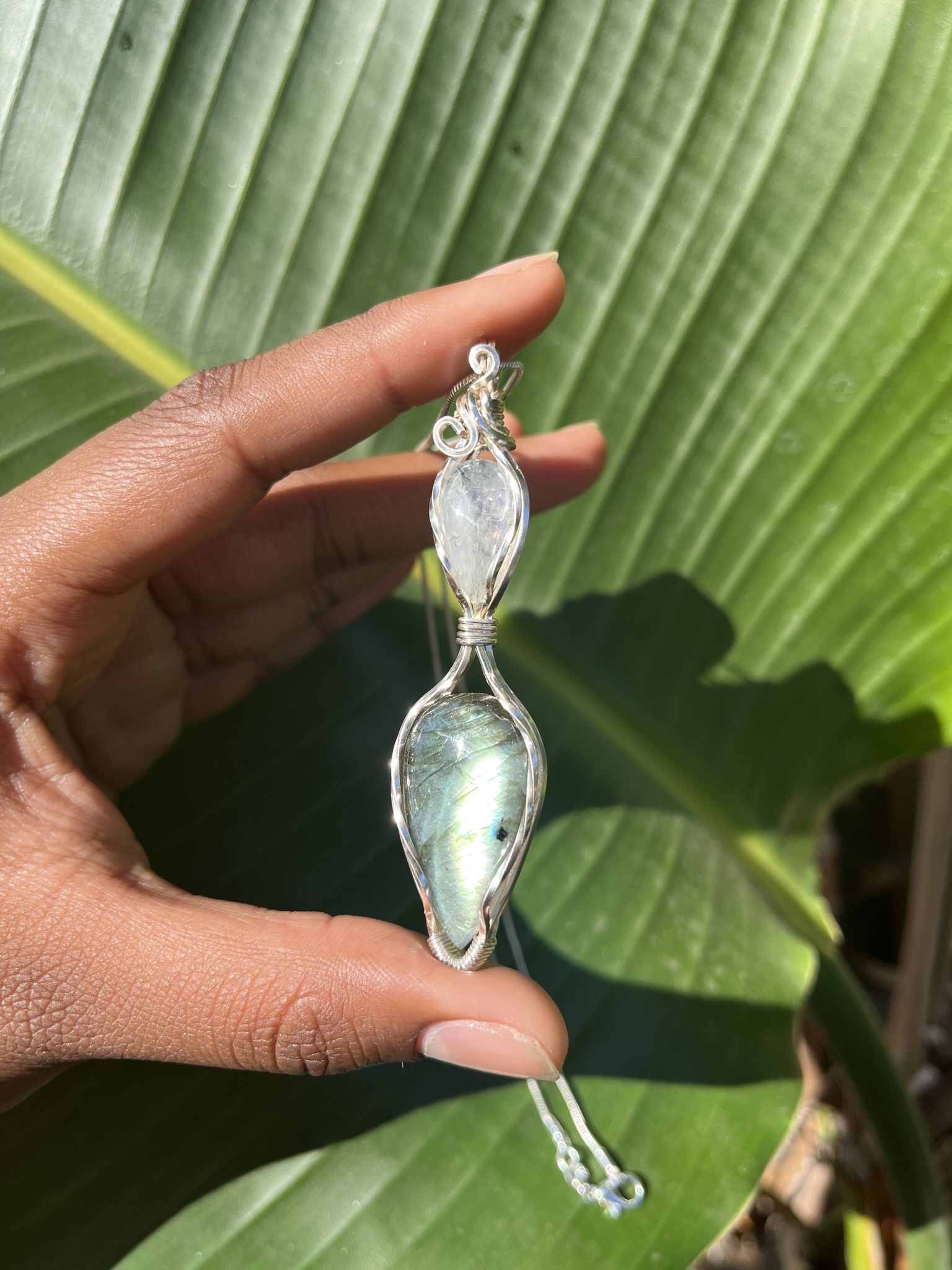 Labradorite pendant