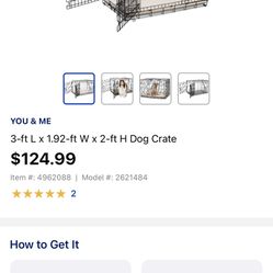 Dog Crate - Large 3ft X 22 1/2 In X 25 In