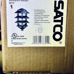 4 Sets Of Nuvo Lighting SF77/324 9" Pagoda Pathway Landscape Light 4-Tier 3-Louver Small Hood