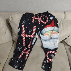 Christmas SCRUB BOTTOMS L