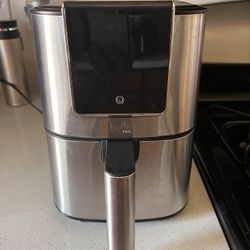 bella PRO - 4-qt. Touchscreen Slim Air Fryer - Stainless Steel