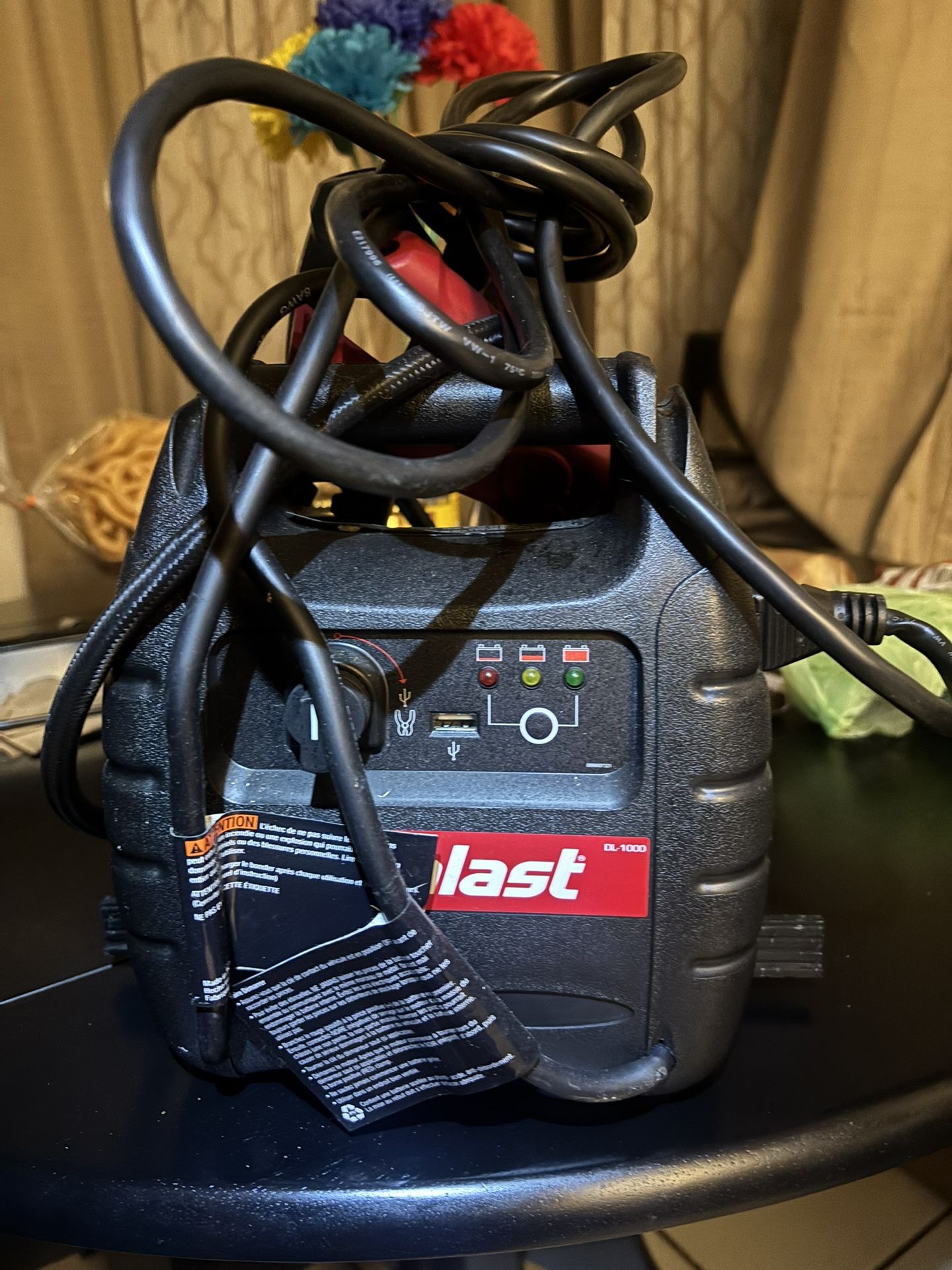 Battery Charger With Air Compressor