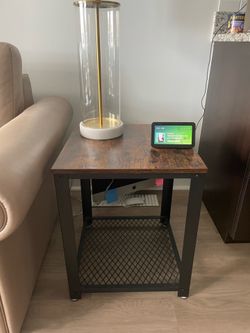 TV and side table