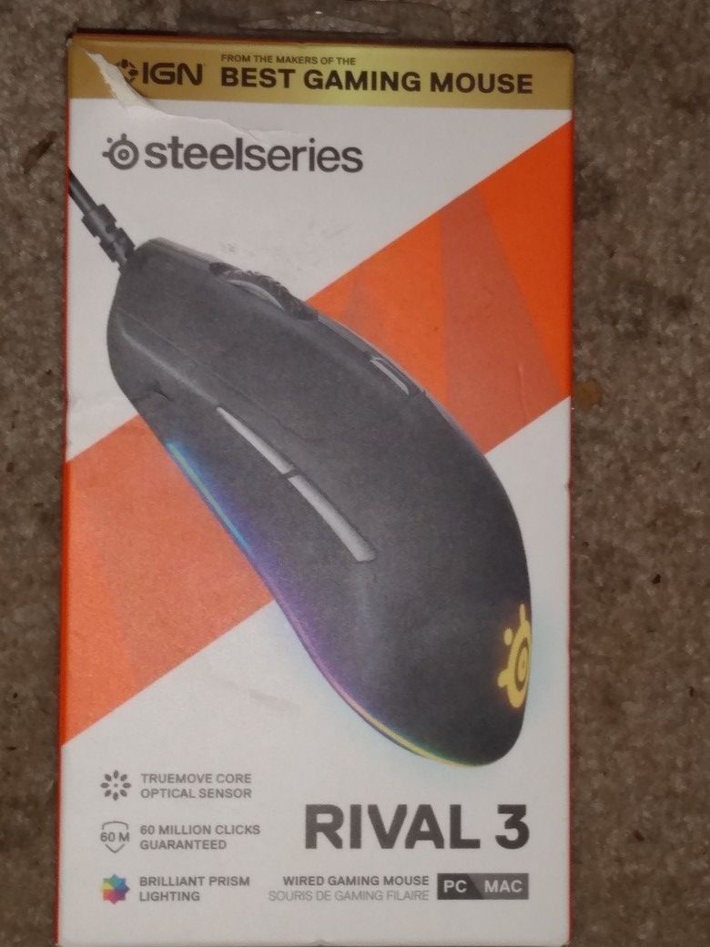 Steel Series Rival 3  Gaming Mouse 