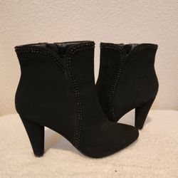 Black Ankle Boots Sz 5.5 