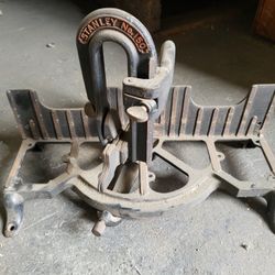 Vintage Cast Iron Stanley No. 150 Miter Box Made in USA Display Tool Garage Tools Shop Classic Vintage Antique