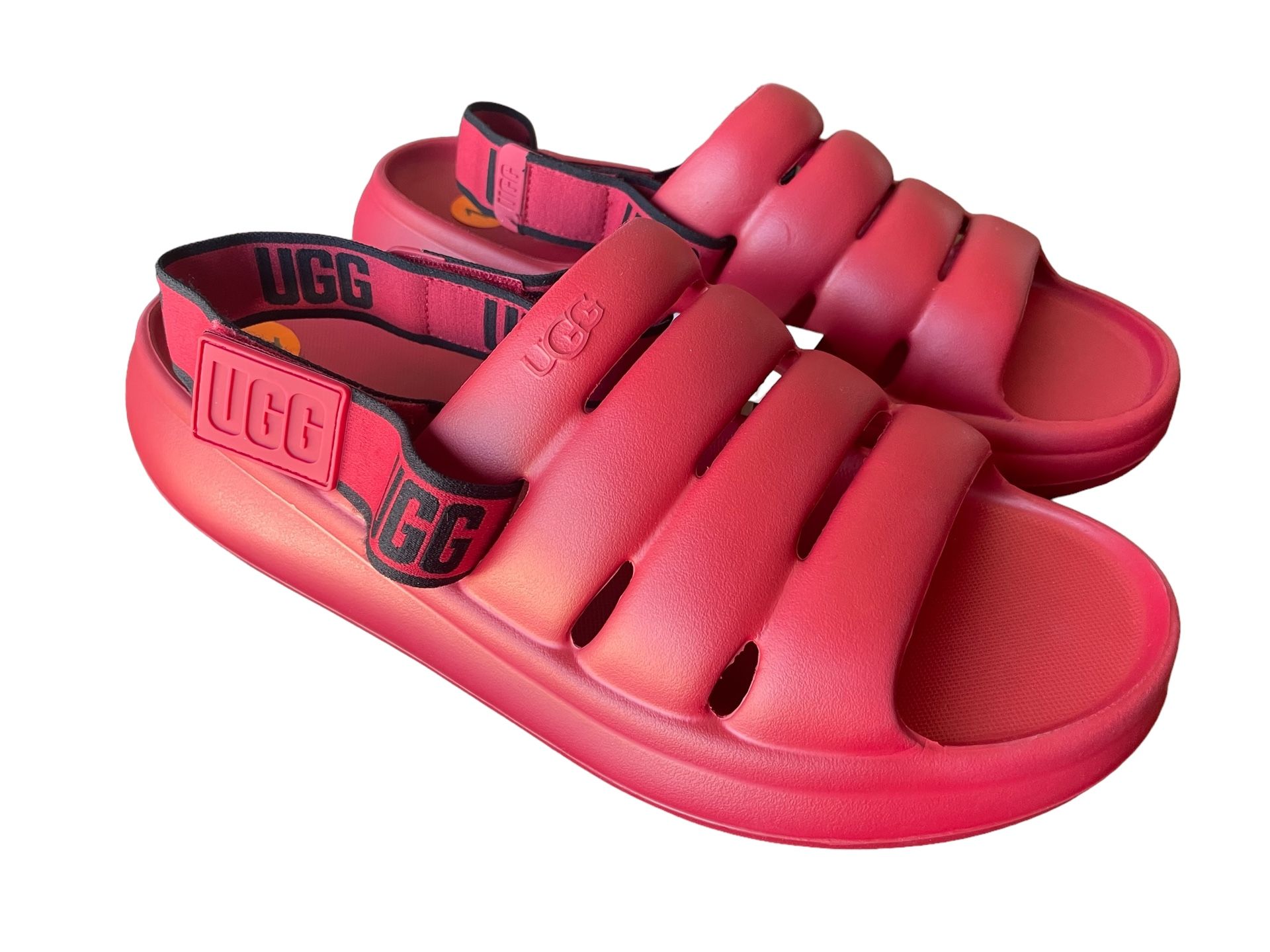 UGG Red Men\'s Sandals Ugg Mens Platform Sport Samba red Outdoor | Mercari main image 2