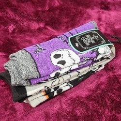 Disney Nightmare Before Christmas 3 Pair Crew Socks