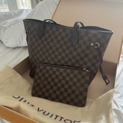 Louis Vuitton Damier Ebene Neverfull MM