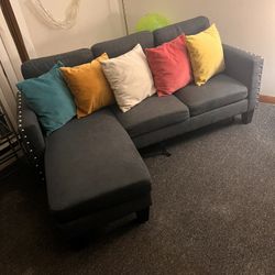 Small Sectional (smoke Grey) 