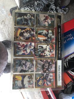Dallas Cowboys 1991 team set