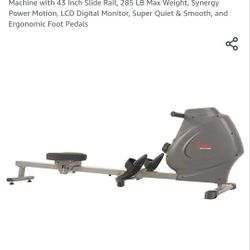 Foldable Rowing Machine With Cover
