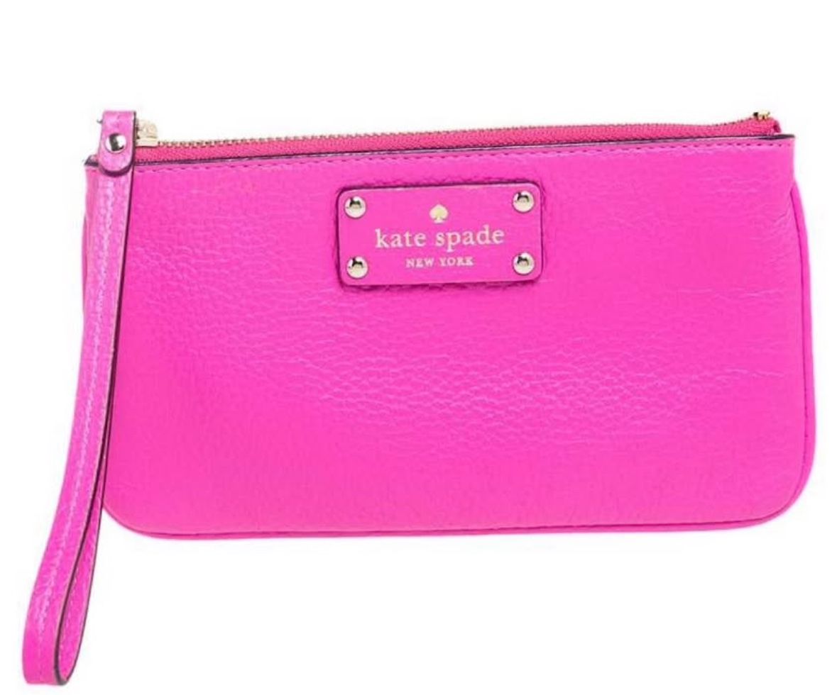$59 OBO - Kate Spade Kate Spade Pink Leather Wristlet