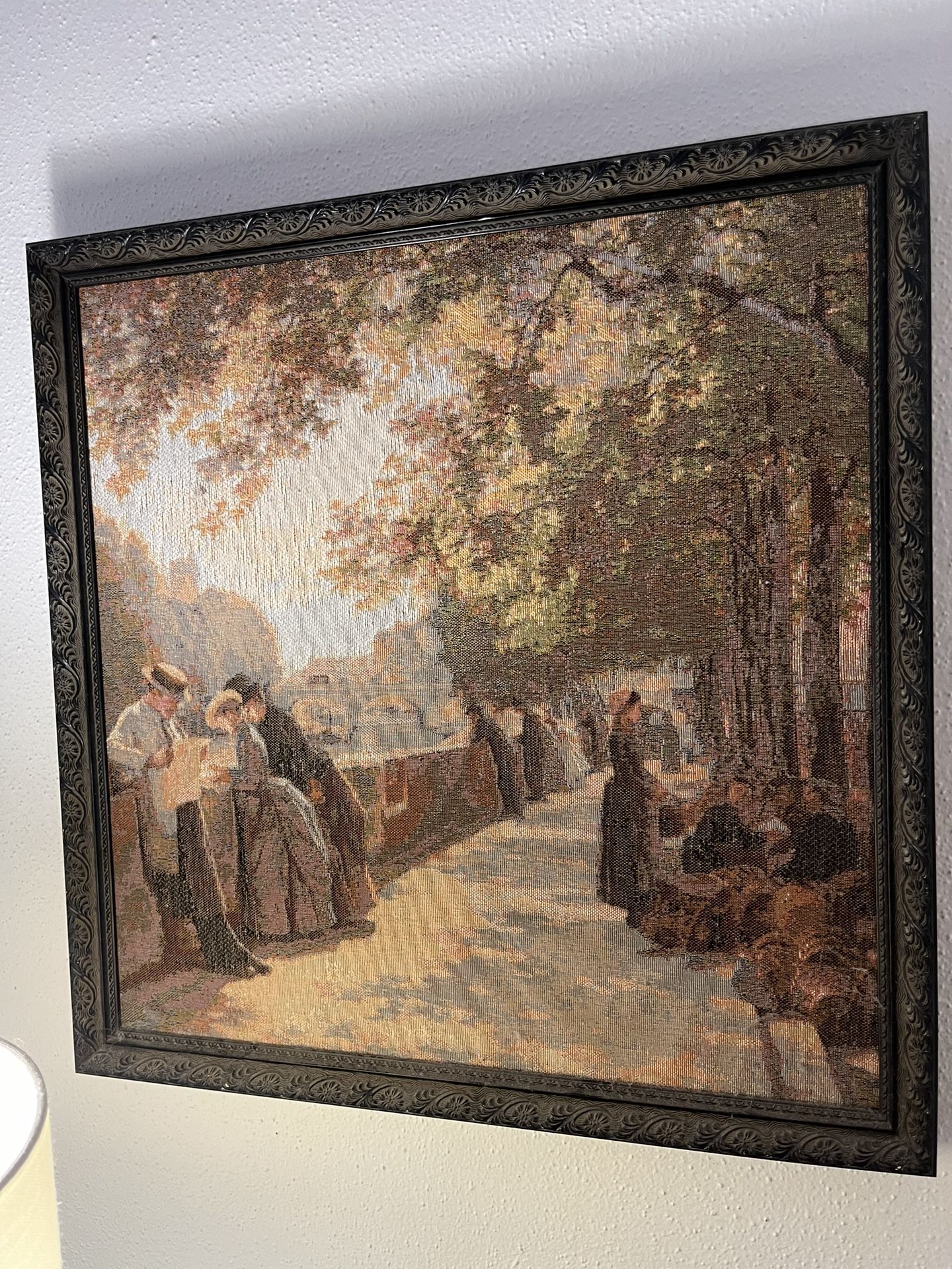Antique Framed Tapestry