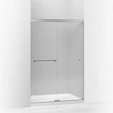 Kohler Revel Brush Nickel Shower Door Frameless Clear Glass R-707101-L